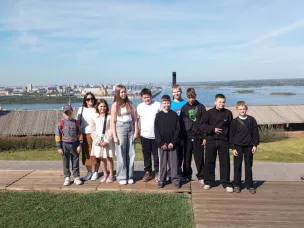 Воспитанники военно-патриотического клуба «Лидер» посетили уникальную выставку «Я говорю с тобой из Ленинграда…» в Нижнем Новгороде