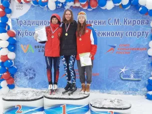 Олеся Фролова показала отличный результат на Всероссийских соревнованиях по конькобежному спорту