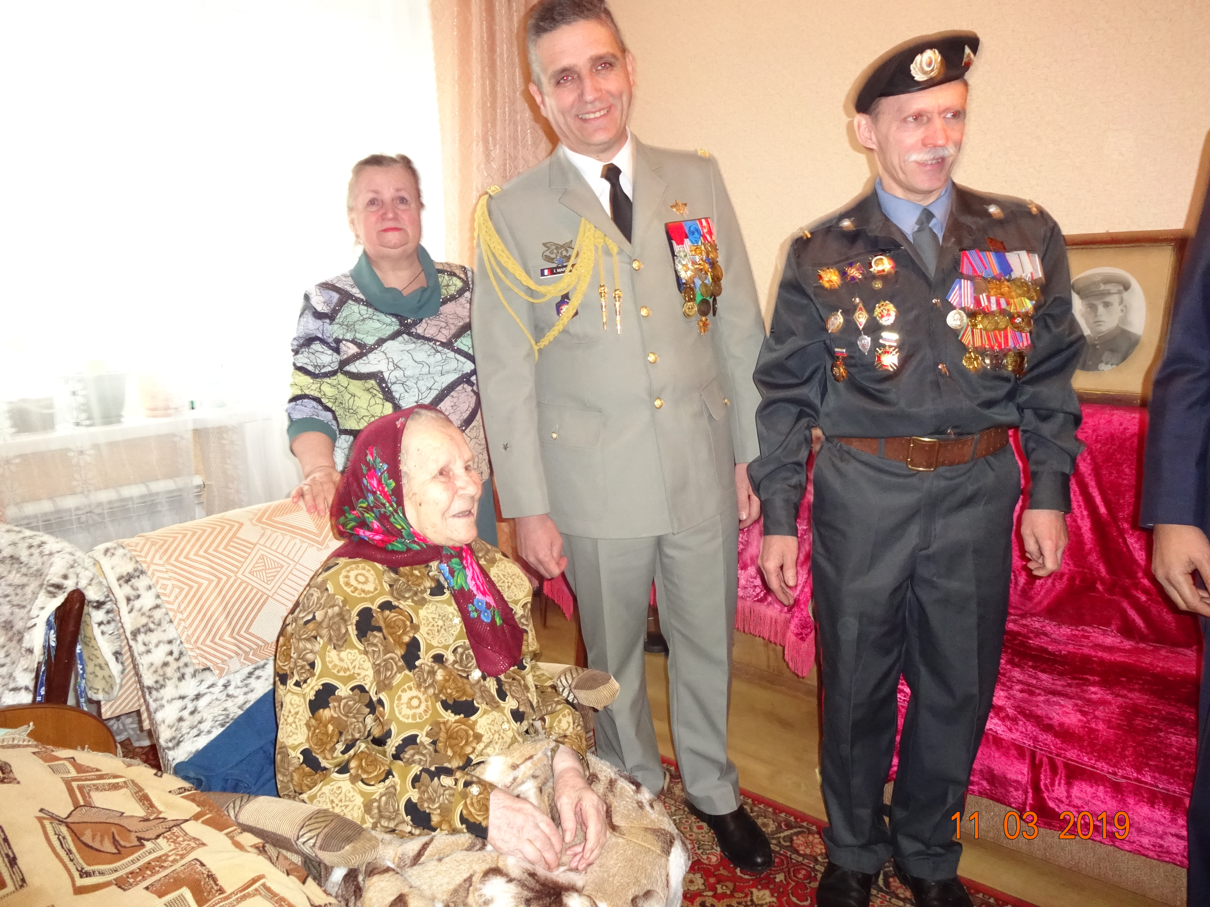 Вручение М.И.Рыжовой, жене Ф.Е.Рыжова, французского Ордена Почетного Легиона, 2019 (фото 1)